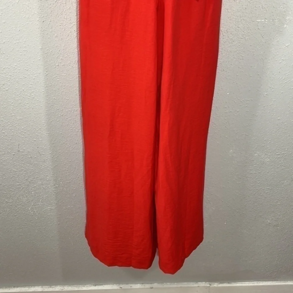 NWT Cece Cherry Rose Scalloped Halter Neck Jumpsuit Medium M